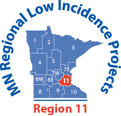 Minnesota Regional Low Incidence Project - Region 11 logo
